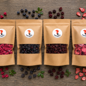 Zestaw owoców liofilizowanych Łupinka- 4 smaki ( 400g )